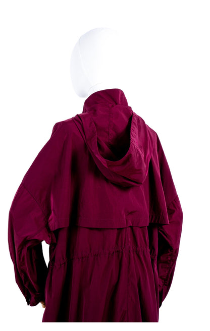 Trench Bordeaux Marina Rinaldi by Teresa Maccapani