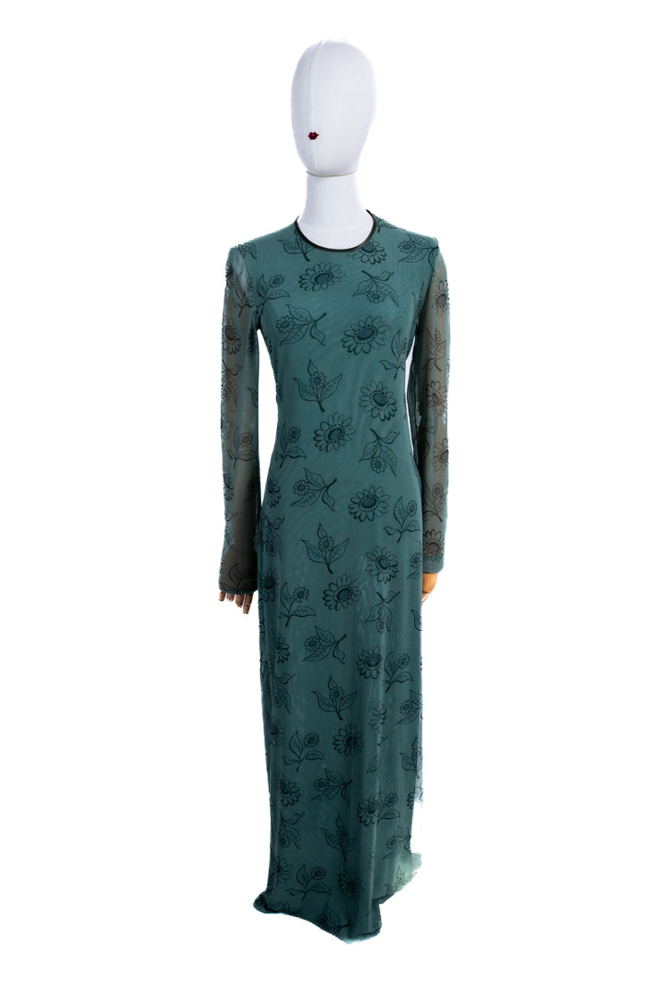 Mesh Dress Vernisse verde