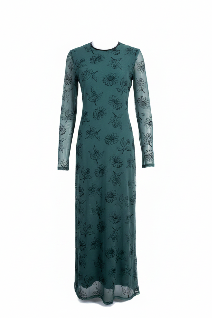 Mesh Dress verde