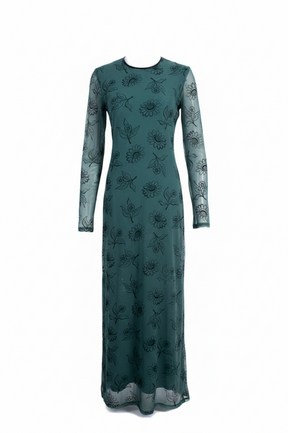 Mesh Dress verde