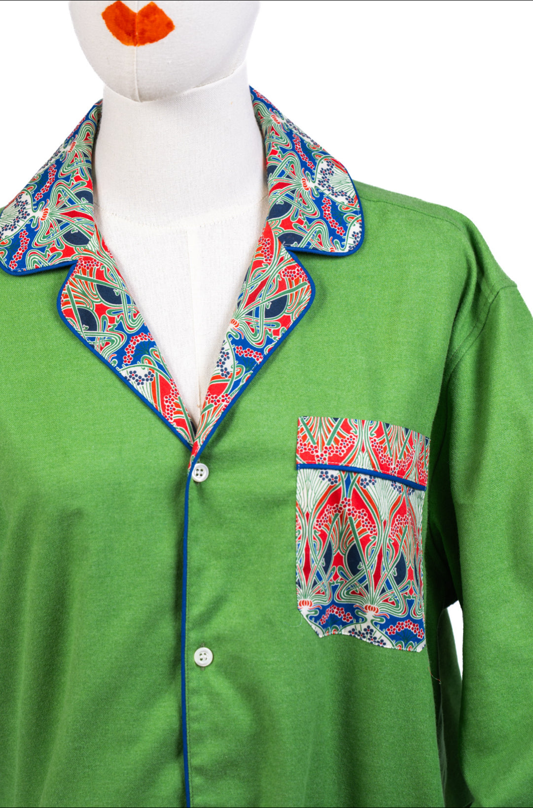 Pyjama flanella verde MANIN