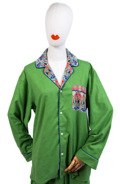 Pyjama flanella verde MANIN