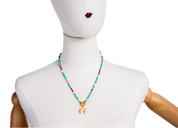 Collana con ciondolo mezzaluna VERO VERONICA