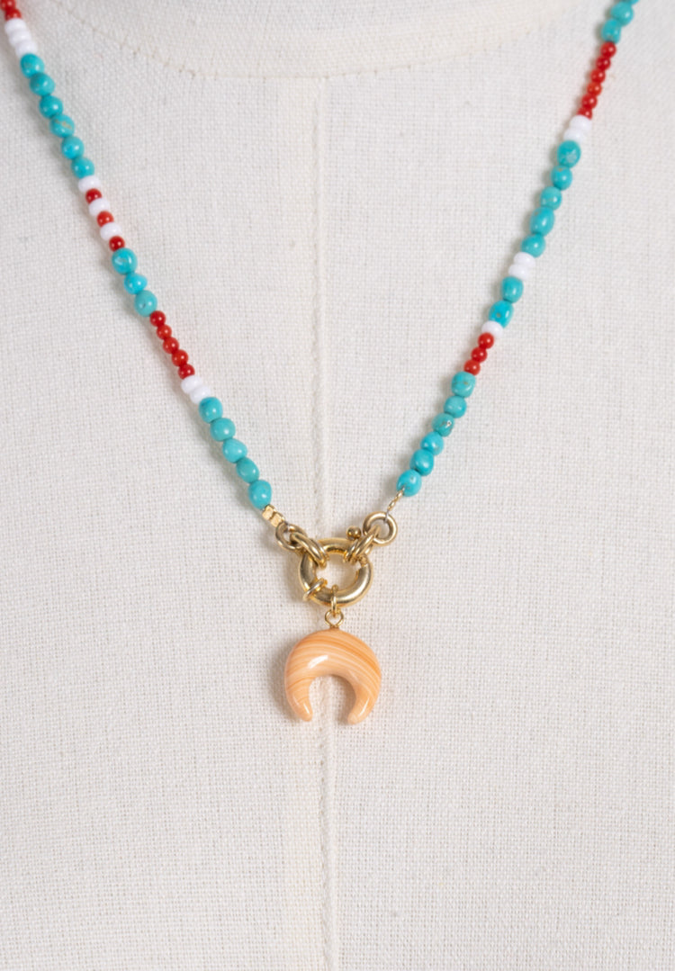 Collana con ciondolo mezzaluna VERO VERONICA