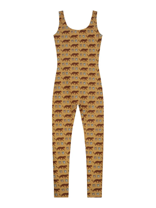 ACTIVE JUMSPUIT LEOPARD BEASTUDIO