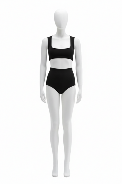 MACCAPANI black elastic shorts
