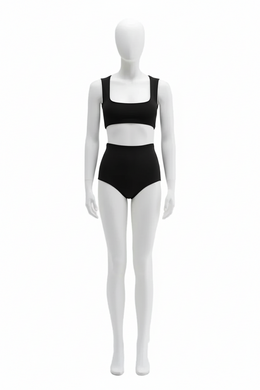 MACCAPANI black elastic shorts