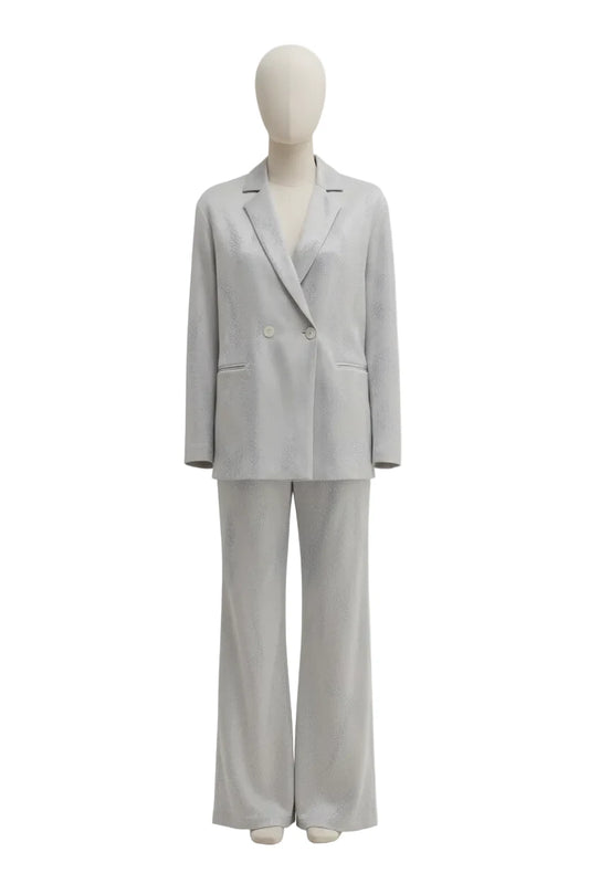 MACCAPANI White Silver Jersey Jacket