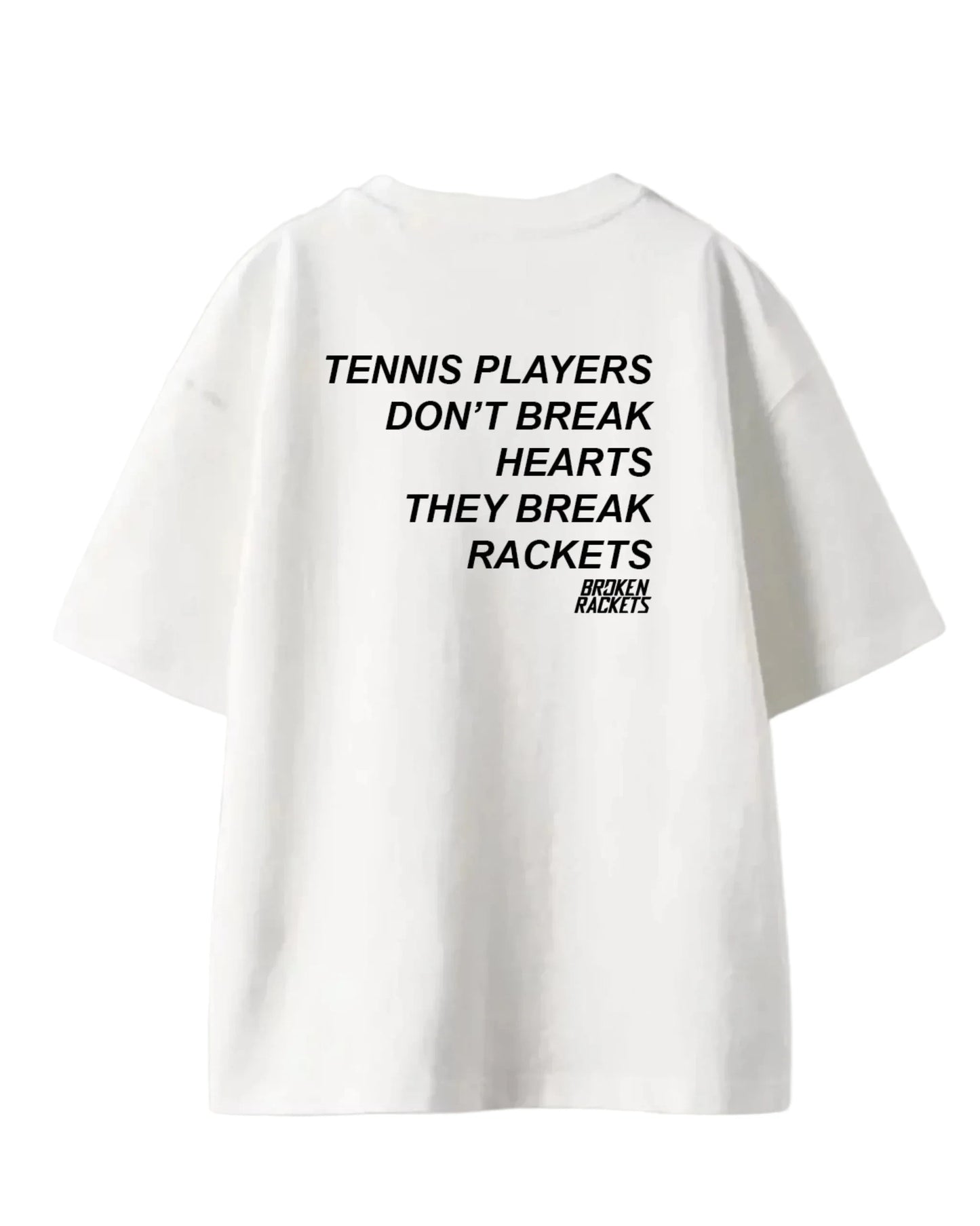 Broken Rackets White Tee