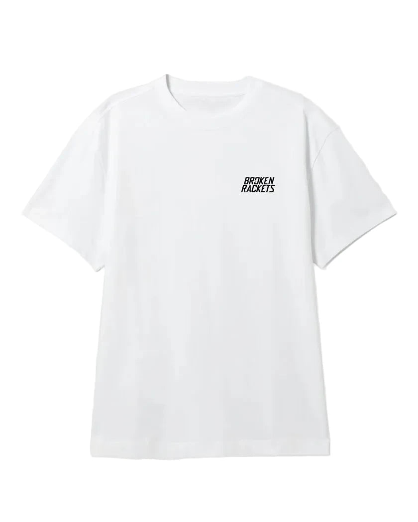 Broken Rackets White Tee