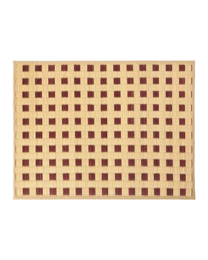 Capri Placemat Natural and Brown