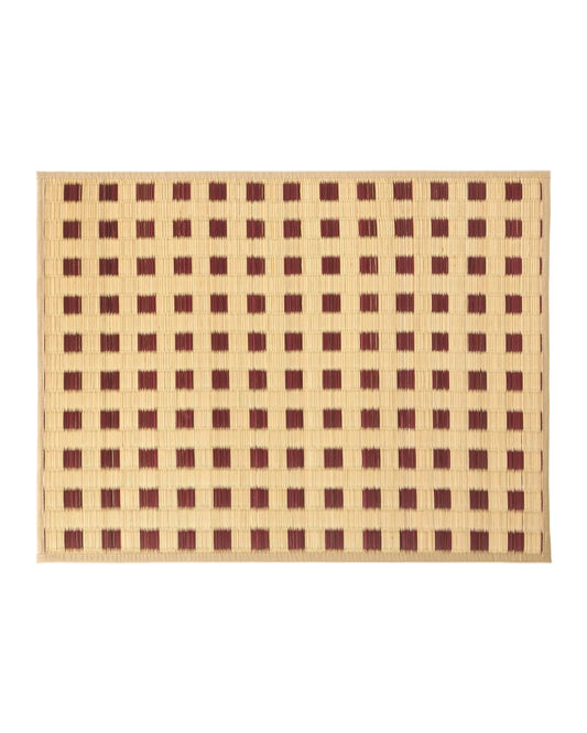 Capri Placemat Natural and Brown