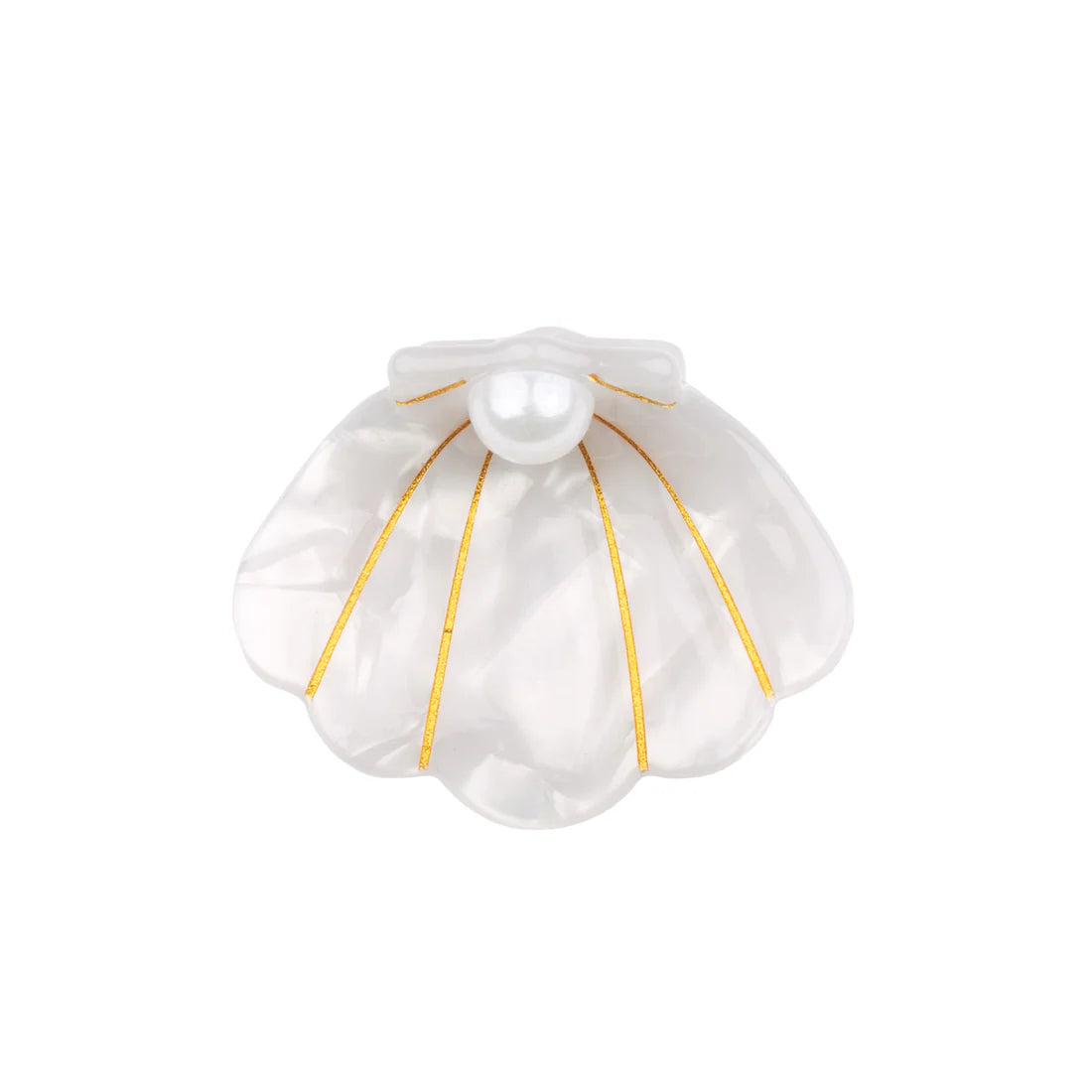 Scallop Shell Mini Hair Claw