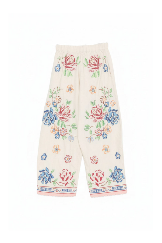 Flower Long Pants