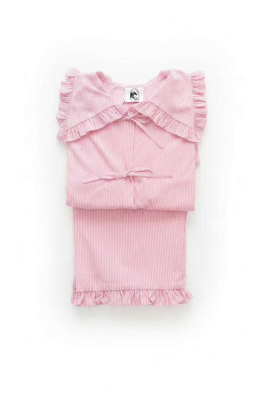 Pink Striped Pijama