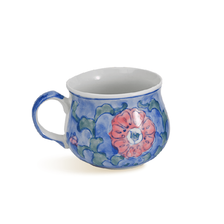 Tazze con design floreale dipinto a mano Teresa Cercava