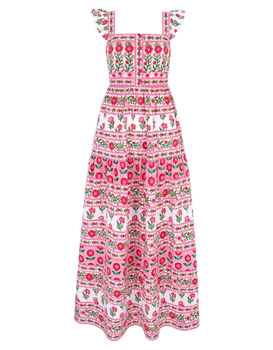 Lucia Dress Rose Folk